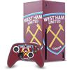 Head Case Designs Licenza Ufficiale West Ham United FC Smisurato Arte Pacchetto Console Da Gioco Wrap E Pelle Per Controller Compatibile con Xbox Series X