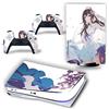 GALSOR Protettivo Per PS5 Skin Disc Edition Anime Console E Controller Vinile Cover Wraps Per PS 5 Version 14036 Senza Bolle E Senza Residui