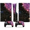 LNMLRBXEXZ Compatibile Con Adesivi Skin Per PS5 Slim Skin Disc Edition & Per Digital Console Controller Vinyl Cover Skins Wraps Scratch Resistant Compatible 44463 Avvolgimento(Disc Version)