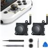 JINGDU Joystick Kit di Sostituzione Compatibile con Switch, Hall Joystick Compatibile con Switch NS/OLED/Lite, Switch Controller Thumb Stick Kit di Strumenti di Riparazione (2 Confezione)
