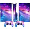 YLMKMVLCZC Pelle Decalcomania Per PS5 Slim Skin Disc Edition Console E Controller Vinyl Cover Skins Wraps Resistente Ai Graffi Compatibile No Shrinkage Forte Adesione 43035 Avvolgimento Della Pelle