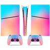 YLMKMVLCZC Pelle Decalcomania Per PS5 Slim Skin Digital Edition Console E Controller Vinyl Cover Skins Wraps Resistente Ai Graffi Compatibile Con 46861 Avvolgimento Della Pelle