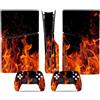 YLMKMVLCZC Pelle Decalcomania Per PS5 Slim Skin Disc Edition Console E Controller Vinyl Cover Skins Wraps Resistente Ai Graffi Compatibile No Shrinkage Forte Adesione 64330 Avvolgimento Della Pelle