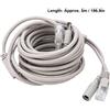 Blaihild Cavo di Alimentazione Ethernet Cat 5, RJ45 e Cavo di Prolunga Jack DC 2,1 Mm 5, Mm per Telecamere IP NVR, con Supporto di Rete 10 Mbps 100 Mbps (Hmm)