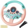 Generico Kids Steering Wheel Simulator - Interactive Driving Control Toy, 360 Degree Rotating Pretend Car Wheel Game | Educational Learning Activity Panel With Music Light Sound Effect Play Device For Kids