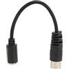 Xiuganpo Cavo Convertitore Tastiera Mouse Cavo Adattatore Durevole per Giochi, da 5 Pin Maschio a 6 Pin Femmina, Adatto per Vecchie Tastiere e Mouse