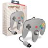Hyperkin Captain Premium Controller per N64 (Grigio) - Retro USB Nintendo 64 Controller