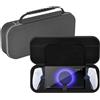Hesupy Custodia da trasporto per Playstation Portal, custodia protettiva organizer per console di gioco PS5, borsa portatile EVA anti-goccia custodia rigida, Nero , Custodia per PlayStation Portal