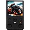 Generic Console di Gioco Portatile retrò Esperienza di Controllo Migliorata Portatile per più Giochi, Schermo IPS da 4 Pollici Ricaricabile per gli Appassionati di Giochi (64GB)