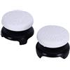 Restokki 2 pcs Soft Silicone Minterio in midio Cover Giotto Giordia per la chiave di gamepad (Blanco)