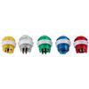 Zerodis Pulsante Illuminato a LED con Microinterruttore per Giochi, Set da 5 Pezzi, Interruttore Elettromeccanico per Parti
