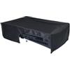Generico Per PS5 Pro console copertura antipolvere accessori di gioco orizzontale copertura antipolvere custodia protettiva (Black with Black Trim)