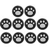 YUYTE Impugnature per Pollici Cat, Copertura Joystick in Silicone con Texture Antiscivolo, Cappuccio Basculante Resistente All'usura per e Lite (Artigli su sfondo nero)