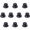 Generic 10 pezzi 3D Tappi di presa del joystick analogico per PS4 Gamepad Grip pollice bastone analogico coperture Cap precisione Joystick Controller Cap (Nero)