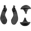 CHEOTIME Paddle posteriori in metallo da 4 pezzi per controller PS 5 Edge, pulsanti posteriori di ricambio metallici Accessori di ricambio durevoli professionali neri