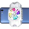 Generic Custodia di raffreddamento per telefono, dispositivo di raffreddamento del telefono per il gioco - Custodia per radiatore a semiconduttore colorata LED | Design colorato, basso rumore, accessori per
