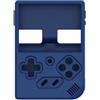 Generico Caso Console di gioco per ANBERNIC RG35XX Più Console di gioco Custodia in silicone goccia di protezione semplice caso di colore solido (Blu)