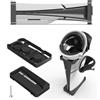 Generic Supporto orizzontale per PS5 Slim/PSVR2, supporto per console di gioco supporto per controller supporto in piedi e paesaggio
