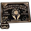 Generico Tavola Ouija - Legno 30x22x0,3cm | Tavola Divinatoria | Tavolas Pendolo | Tavolas Metafisica con Collana Pendolo di per Guida Spirituale E Pratiche Divinatorie