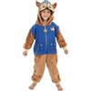 Chaks - Tuta Chase per bambini, tutina morbida | Tuta ufficiale Paw Patrol con cappuccio e orecchie, costume e abbigliamento per il tempo libero, per il Carnevale