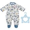 Baby Annabell Tutina Blu - per Bambole Fino a 43cm - Include Pagliacetto Blu e Appendiabiti - Adatto a Bambini dai 3 Anni in su