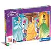 Clementoni - 25772 - Supercolor Puzzle - Disney Princess - 104 Pezzi - Puzzle Bambini 6 Anni, Puzzle Cartoni Animati, Made In Italy