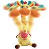ycezw Musical Giraffe Plush - Ripetute Luce E Luminose Per Teponi Morbide | Talking Animal Doll With Songs Motion Voice Imita : Il Nostro Giocattolo Da Giraffa Che Parla Da Ballo Offre Più Ore Di Gioco Coi
