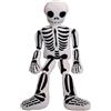 Generico Peluche Scheletro | Decorazioni Halloween Peluche Teschio | Decorazione Casa Interni per Soggiorno Camera Ufficio Auto Divano Scaffale Scrivania Viaggio | Regalo Compleanno Bambini Ragazzi