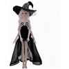 Oueneifs 1/4 Nielbjd BJD Doll Fullset C giocattolo in resina per 15+ anni (nero)