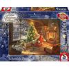 Schmidt Spiele 59495 Thomas Kinkade Pz. Babbo Natale è da 1000T, multicolore