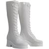 Generic Scarpe per Bambole Femminili in Scala 1/6, Stivali Alti, Mini, Accessori per Action Figure da 12 Pollici, Bianco