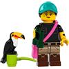 FIRMANSAM Fireman Sam Selezione: Lego Minifigures 71032 - Serie 22 - Minfigure, personaggi da collezione (09 - Ornitologin)
