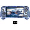 JOENI ANBERNIC RG556 Console da Gioco Portatile Retrò con 4000+Classic Games, 5.48 IPS AMOLED Screen Console di gioco Android Regalo per Bambini Adulti ((4+128G)+128G)