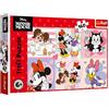 Trefl - Topolino e i suoi amici, La giornata colorata di Minnie - Puzzle da 160 pezzi - Puzzle colorato con personaggi dei cartoni animati, divertimento per bambini dai 6 anni in su