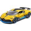 Maisto Bugatti Divo: Modellino auto in scala 1:24, Porte mobili, Giallo