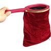 STETHI Magic Change Bag, Magic Bag Borsa Magica con Maniglia per Il Trasporto e Cerniera, Velvet Magic Bag Magic Tricks Make Things Disappear, Magic Props Magic Trick Toys (Colore: Rosso)