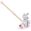 Mousehouse Gifts Giochi trainabili Topo Giocattolo da Spingere Tradizionale in Legno per Bambini