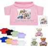 FAHOXUMR Vestiti Personalizzati per Oorsacchiotti con Nome del Foto, Abbigliamento Personalizzato Animali Peluche Adatto a Orsi di Peluche di 20-40 cm, Abbigliamento Personalizzato per Bambole