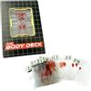 Wbietu Body Deck, Carte da gioco trasparenti di anatomia umana, scheletro 3D, mazzi di carte traslucide