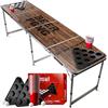 Beer Pong Set da Tavolo Ufficiale Old School | 1 Tavolo + 2 Rack + 22 Bicchieri Rossi + 4 Palle | Kit Completo | Set da Bere | OriginalCup®