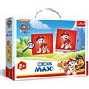 Trefl - Memos Maxi Paw Patrol, La Squadra del Cuccioli - Gioco di Memoria Educativo per i Più Piccoli, Trova Coppie di Immagini, Gioco di Memoria con gli Eroi della PAW Patrol