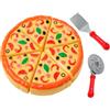 Generico Set Di Giocattoli Per Pizza Alimentare Finto - Kids Kitchen With Pizza Cutter | Finge Educativo Gioca Giocattoli Per Cucinare Per Bambini, Ragazzi E Ragazze | Giochi Di Ruolo Interattivo Per C