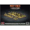 Flames of War Fiamme di guerra: tarda guerra: tedesco: plotone di Panzergrenadier (GBX169)