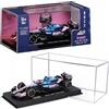Burago ALPINE F1 A525 TEAM BWT ALPINE N 10 SEASON 2025 PIERRE GASLY - WITH PILOT AND SHOWCASE BLACK BLUE PINK