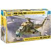 Zvezda 4823 Mil Mi-24V/VP(HIND) Combat Helicopter Scala 1/48, Plastic Model Kit