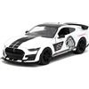 Jada Bigtime Muscle 2020 Ford Mustang Shelby GT500 - Macchina pressofusa per bambini e adulti, in scala 1:24, colore bianco