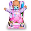 Nenuco - Facciamo una passeggiata? Bambola da 35 cm con corpo morbido, accessori e zainetto da portare sempre con te ovunque, sviluppo affettivo emotivo, per bambini e bambine da +1, Famosa (NFN23000)