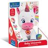 Clementoni- Baby Unicornio Bambola, Multicolore, sin Talla, 552627