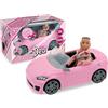 Teorema Giocattoli, Dea Bambola con Auto Cabrio Rosa, Fashion Doll Snodata con Vestiti Eleganti, Macchina Giocattolo con Dettagli Realistici, Set Completo per Bambina 3 anni +