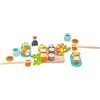 SEVI Trudi Set Sushi (32 pz) by Sevi | Giochi di ruolo in legno bambini. Accessori Cibo finto da cucina per giocare | 29x7x19cm | Giochi di imitazione | modello TUE49000
